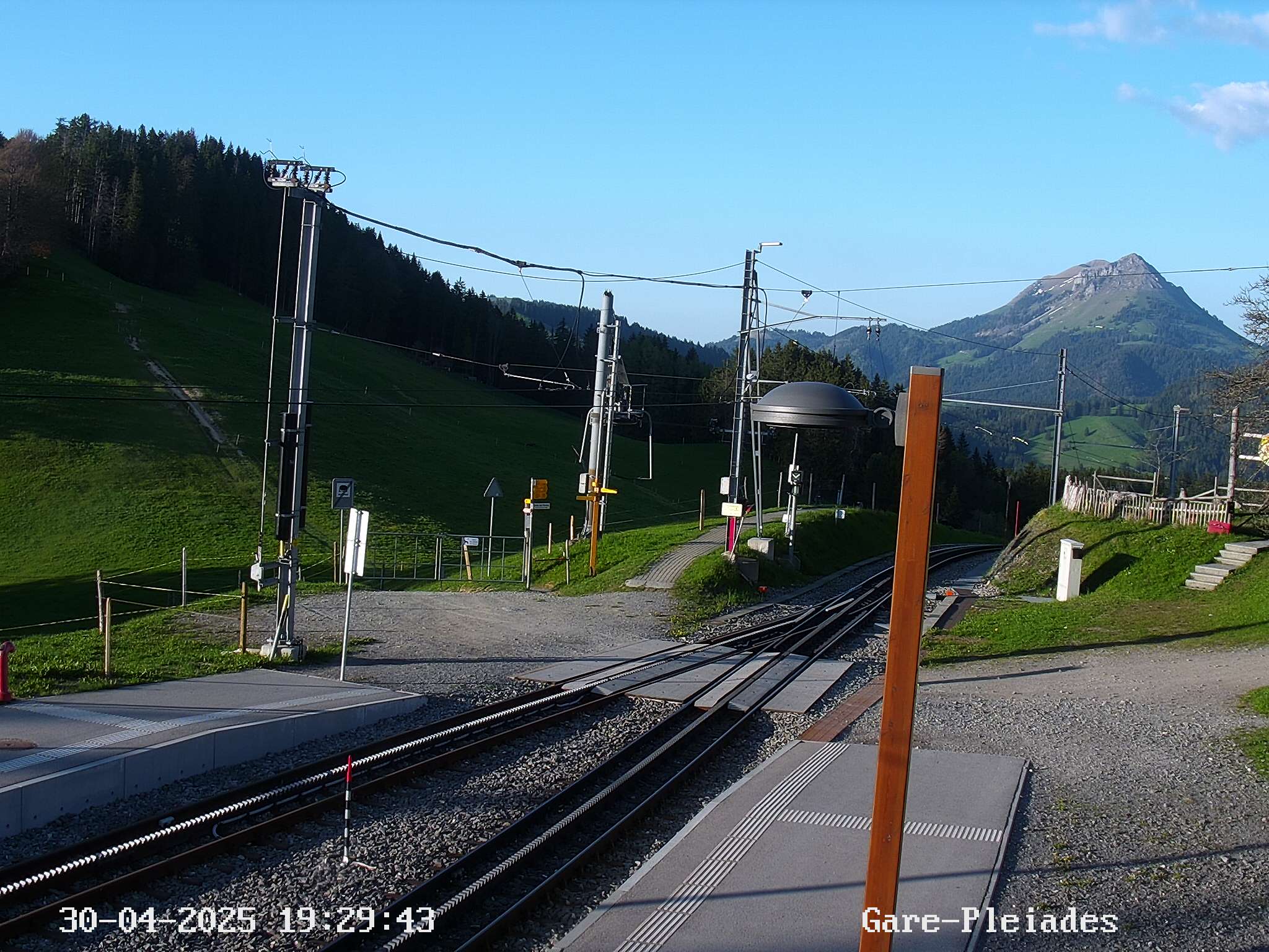 webcam depuis le restaurant des pléiades